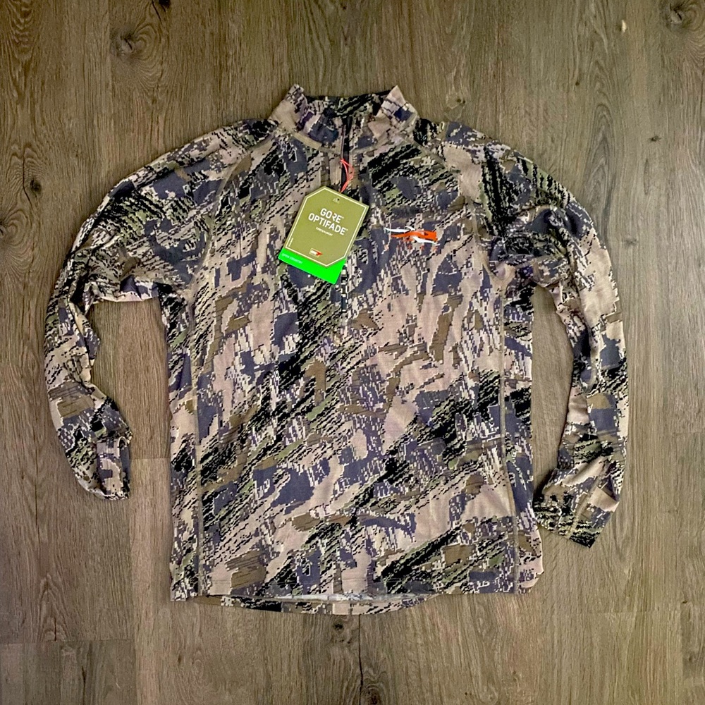 Sitka OPTIFADE Merino Core baselayer. Open Country camo. Large. NEW w/ TAGS.